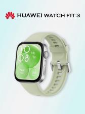 Смарт-часы Huawei Watch FIT 3 43 mm, Fluoroelastomer Green