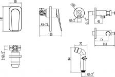 Смеситель Lemark LM3719B