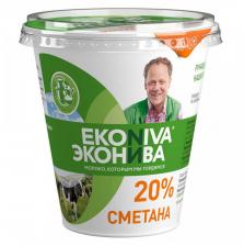 Сметана ЭкоНива Сметана 20%, 300 г