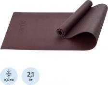 Снаряжение для фитнеса Starfit Коврик для йоги и фитнеса высокой плотности FM-103 PVC HD, 183x61x0,6 см, горячий шоколад