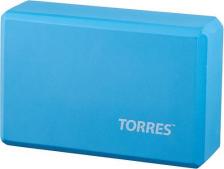 Снаряжение для фитнеса Torres Блок для йоги YL8005 23x15x8 см, blue