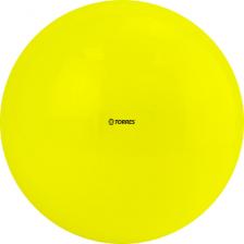 Снаряжение для фитнеса Torres Мяч для художественной гимнастики AG-15-06 однотонный, желтый, 15 см