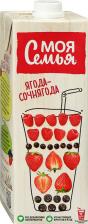Сок/морс Моя Семья Напиток Ягода-Сочнягода сокосодержащий 0.95 л