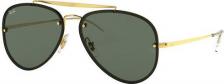 Солнцезащитные очки Ray Ban Солнцезащитные очки, авиаторы, оправа: металл, с защитой от УФ, желтый