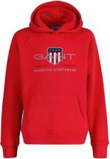 Спорт. толстовка для девочки Gant Детская толстовка - ARCHIVE SHIELD HOODIE, свитер с капюшоном, логотип, однотонный, черный