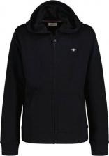 Спорт. толстовка для девочки Gant Детская толстовка - SHIELD FULL ZIP HOODIE, капюшон, молния, хлопок, серый