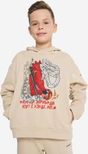 Спорт. толстовка для мальчика Demix Худи для мальчиков, Бежевый 4660135642986