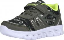Спортивная обувь для мальчика Zigzag Кроссовки Velund с подсветкой подошвы, цвет Olive Night