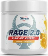 Спортивное питание GeneticLab Rage 2.0, предтренировочный комплекс 240 г