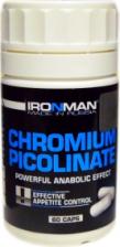 Спортивное питание Ironman Chromium Picolinate, жиросжигатель, капсулы 60 шт – фото 2