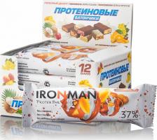 Спортивное питание Ironman Protein Bar, батончик 50 г 12 шт