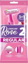 Средство для бритья Dockland Бритва одноразовая Rose Regular 2, 4 шт