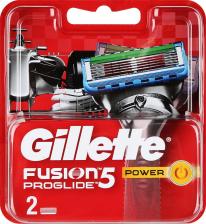 Средство для бритья Gillette Сменные Кассеты Fusion5 ProGlide Power с технологией FlexBall, 2 шт