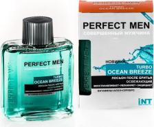 Средство для бритья Parfum XXI Идеальный мужчина / Perfect Men Turbo Ocean Breeze - Лосьон после бритья освежающий 100 мл