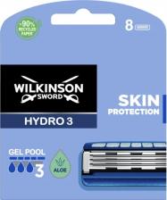 Средство для бритья Wilkinson Sword Hydro 3 Skin Protection / Сменные кассеты для бритв HYDRO, 8 шт