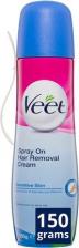 Средство для эпиляции Veet крем-спрей для депиляции для чувствительной кожи, 150 мл