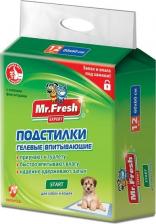 Средство для ухода за животными Mr.Fresh Пеленки Start для приучения к месту (60 х 60 см., 12 шт.)