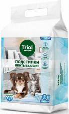 Средство для ухода за животными Triol DP16 Подстилки впитывающие для туалета, 60х60 см, 6 шт