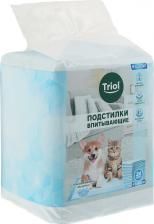 Средство для ухода за животными Triol Пеленки для собак впитывающие 45х60 см, 24 шт