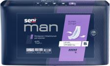 Средство по уходу за больными Seni Man Super Level 5 / Мен - урологические вкладыши для мужчин, 15 шт