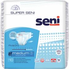 Подгузники/впитывающие трусы Seni Подгузники для взрослых Super Medium, 10шт