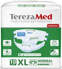 Средство по уходу за больными Terezamed Normal / Нормал - подгузники для взрослых, XL, 10 шт