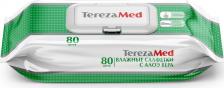 Салфетки Terezamed Влажные салфетки, очищающие, с Алое вера, 80 шт