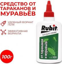 Средство против насекомых Rubit Средство от тараканов и муравьев зиндан гель профи 100 г