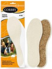 Стельки Corbby Стельки демисезонные KOKOS FROTTE, размер 35-36