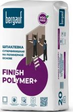 Строительная шпатлевка Bergauf Шпаклевка полимерная Finish Polymer+ суперфинишная белая 20 кг