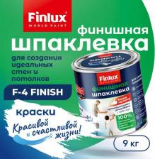 Строительная шпатлевка Finlux F-4 Готовая Финишная полимерная шпаклевка для стен и потолков 4603783216826