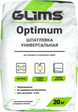 Строительная шпатлевка Глимс Универсальная шпатлевка Optimum