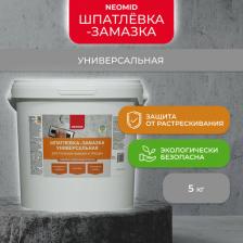Строительная шпатлевка Neomid Шпатлевка для выбоин и трещин /5 кг/ ЭЭ Н-Шпат-трещ/5
