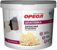 Строительная шпатлевка Ореол Интерьерная водно-дисперсионная латексная шпатлевка 66526