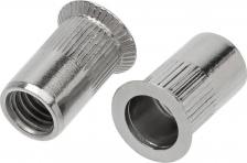 Строительная заклепка BeFast Применяется в крепежных соединениях к листовому металлу или металлическим конструкциям, где необходимо создать внутреннюю метрическую резьбу