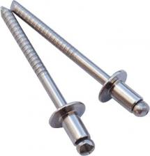 Строительная заклепка Daxmer Заклепка вытяжная применяется для создания неразъемных соединений тонких металлических листов, крепления фасадных пластин к подконструкциям 4627125228742