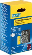 Строительная заклепка Rapid Алюминиевая заклепка High-performance-rivet d4.8x14 мм 300 шт