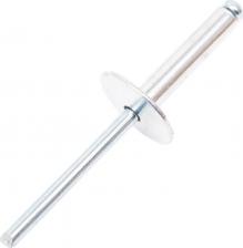 Строительная заклепка Sorrex Вытяжная заклепка широкий бортик 16 мм, 4,8х22, алюминий/сталь, 250 шт. 2ASLA 48220 250 - это крепёжное изделие, состоящее из двух частей: полой