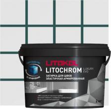 Строительная затирка LITOkol Затирка цементно-полимерная Litochrom Luxury Evo цвет LLE 383 зеленый мох 2 кг