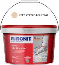 Строительная затирка Plitonit Затирка цементная эластичная Colorit Premium светло-бежевая 2 кг