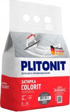 Строительная затирка Plitonit Затирка COLORIT высокопластичная мокрый асфальт 1,5-6 мм 2 кг