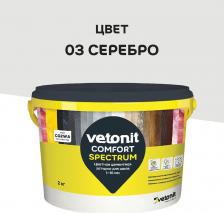 Строительная затирка Vetonit Затирка цементная Comfort Spectrum 03 серебро 2 кг