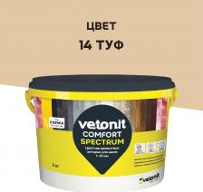 Строительная затирка Vetonit Затирка цементная Comfort Spectrum 14 туф 2 кг
