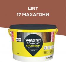 Строительная затирка Vetonit Затирка цементная Comfort Spectrum 17 махагони 2 кг