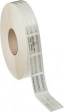 Строительный скотч 3M Световозвращающая микропризматическая пленка для маркировки ТС Diamond Grade белая, 52мм x 50м 997-10S