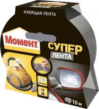 Строительный скотч Момент 1760304 1760304 СУПЕР ЛЕНТА, 10 м серебр. БЛ-1шт NEW