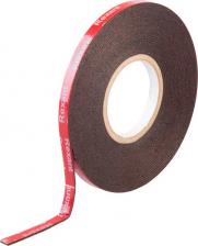 Строительный скотч Rexant Лента клейкая двухсторонняя черная, на VHB акриловой основе, 6 мм х 5 м, цена за 1 шт