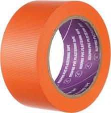 Строительный скотч RoxelPro Лента малярная для защиты дверей и окон оранжевая 50 мм 33 м 4610215006832