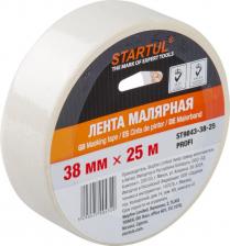 Строительный скотч Startul Лента малярная 38ммх25м PROFI (ST9043-38-25), белая