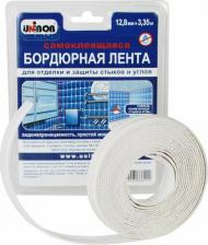 Строительный скотч Unibob Клейкая лента 12,8 мм х 3,35 м белая 4607025336211